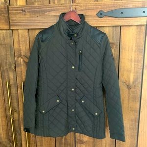 Ralph Lauren Diamond Quilted Jacket Olive Green